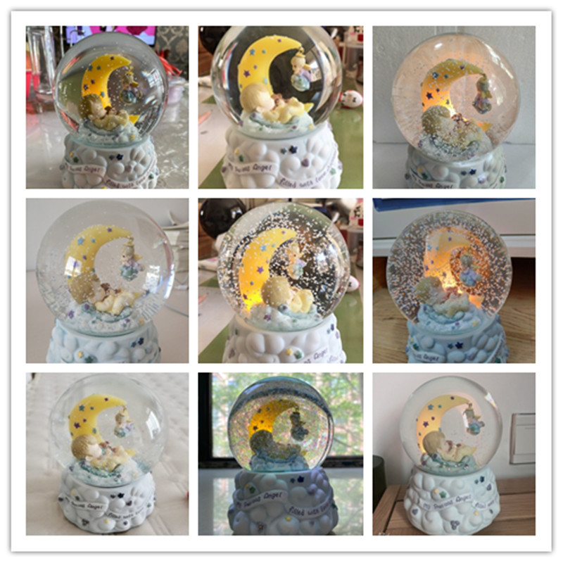 Luminous Crystal Ball-Music Box Music Box Birthday Girls Children's Day Christmas Gift Resin Crafts Luminous Crystal Ball-Music Box Music Box Birthday Girls Children's Day Christmas Gift Resin Crafts