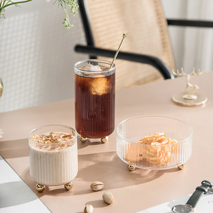 37 Degrees Original Nordic Style Leather Glass Water Cup Creative Scented Tea Glass Cup Fresh Cup