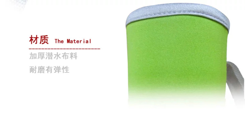 Wholesale Custom Creative Thermos Cup Cover Lemon Cup Cover Glass Cup Tube Neoprene Can Cooler Printable Logo