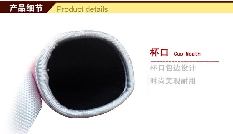 Wholesale Custom Creative Thermos Cup Cover Lemon Cup Cover Glass Cup Tube Neoprene Can Cooler Printable Logo