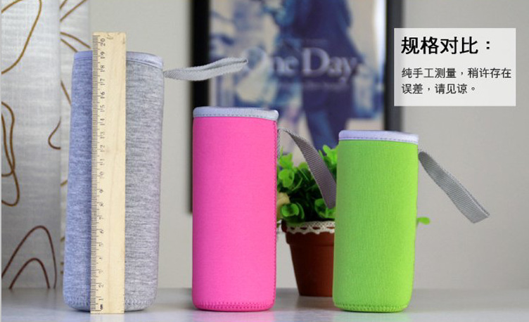 Wholesale Custom Creative Thermos Cup Cover Lemon Cup Cover Glass Cup Tube Neoprene Can Cooler Printable Logo