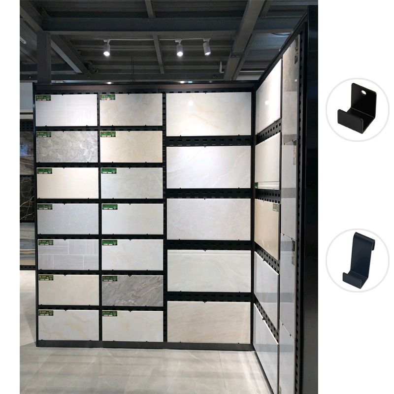 Ceramic Tile Display Rack Pendant Tile Pendant Iron Plate Punching Plate Hook Hanging Wooden Floor Pendant Factory Direct Sales
