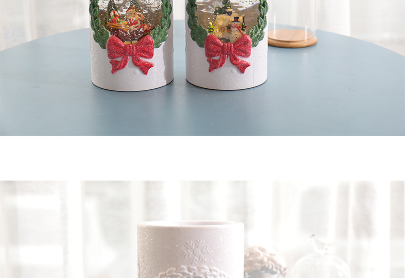 Cylindrical Wax Crafts Night Light Warm Home Novel Gift Crystal Candle Christmas Gift Cylindrical Wax Crafts Night Light Warm Home Novel Gift Crystal Candle Christmas Gift