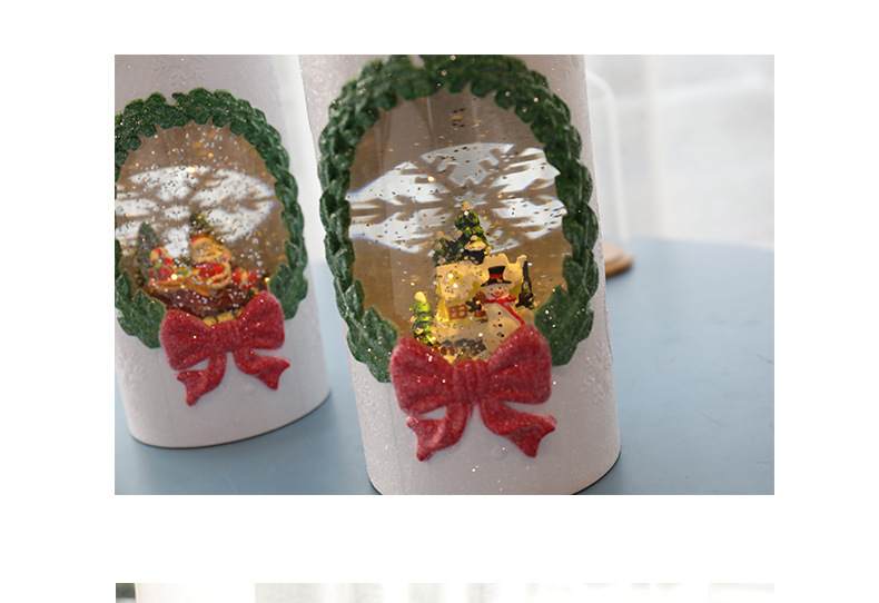 Cylindrical Wax Crafts Night Light Warm Home Novel Gift Crystal Candle Christmas Gift Cylindrical Wax Crafts Night Light Warm Home Novel Gift Crystal Candle Christmas Gift