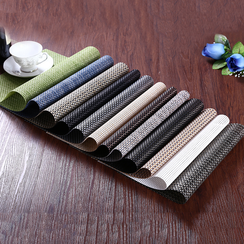 square cup cushion for the western food pad, PVC cup cushion, beautiful heat insulation pad wholesale.