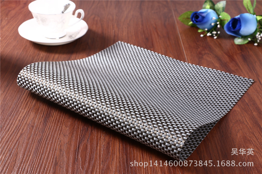 square cup cushion for the western food pad, PVC cup cushion, beautiful heat insulation pad wholesale.