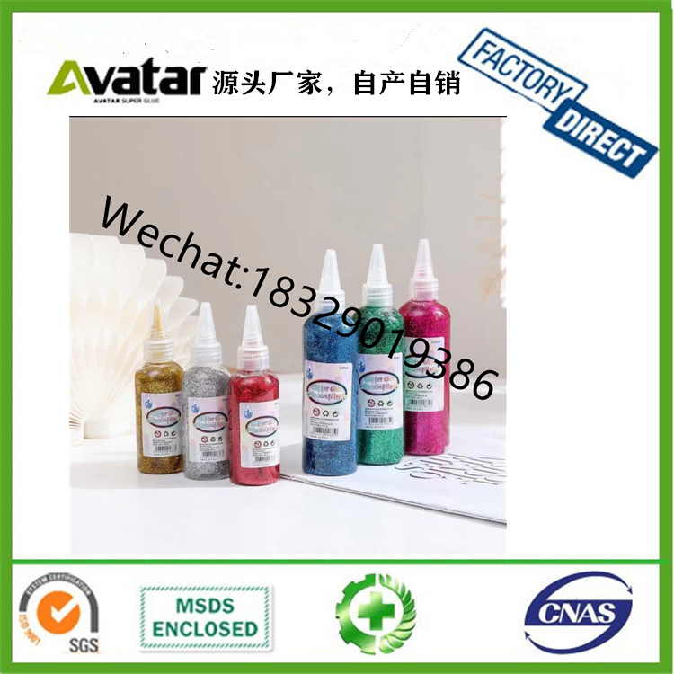 New Arrivals 120ml Glitter glue clay crafts bentonite clay crystal slime playdough tool New Arrivals 120ml Glitter glue clay crafts bentonite clay crystal slime playdough tool
