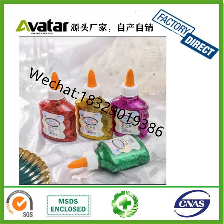 New Arrivals 120ml Glitter glue clay crafts bentonite clay crystal slime playdough tool New Arrivals 120ml Glitter glue clay crafts bentonite clay crystal slime playdough tool