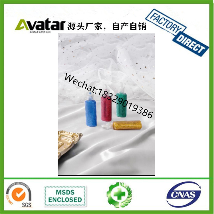 New Arrivals 120ml Glitter glue clay crafts bentonite clay crystal slime playdough tool New Arrivals 120ml Glitter glue clay crafts bentonite clay crystal slime playdough tool