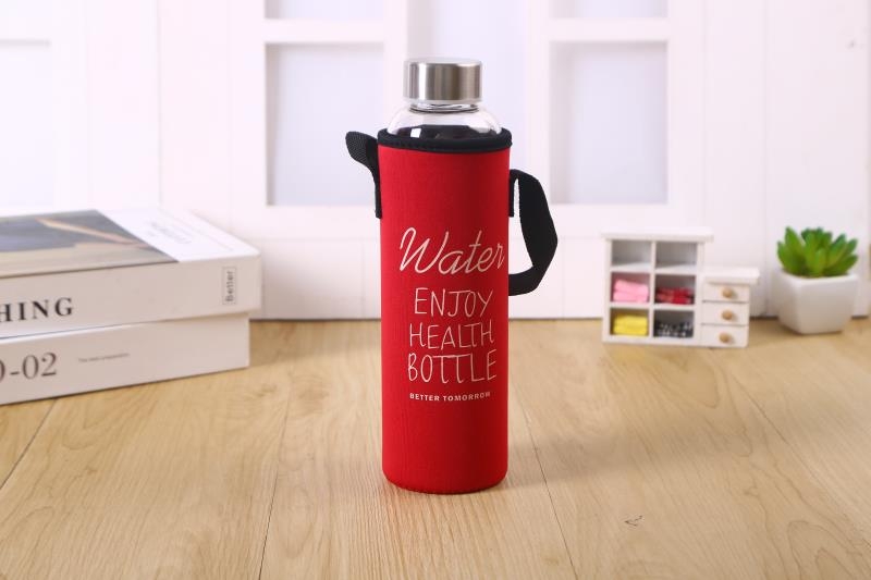Water Cup Glass High Borosilicate Glasses Portable Glass Insulated Glass Cup 550Ml Glass