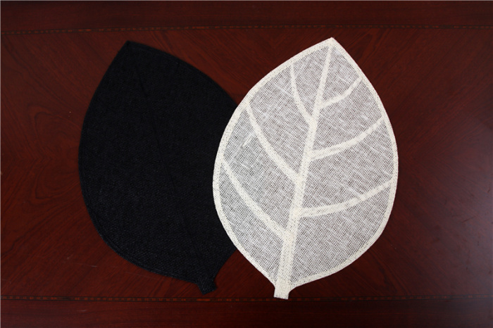 Leaf coasters heat insulation pad woven leaf pad Non-slip leaf dish mat Leaf coasters heat insulation pad woven leaf pad Non-slip leaf dish mat