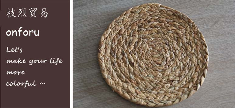 Export american-style rural vintage rural areas, handmade straw MATS, heat insulation pad cup MATS Zambia Export american-style rural vintage rural areas, handmade straw MATS, heat insulation pad cup MATS Zambia