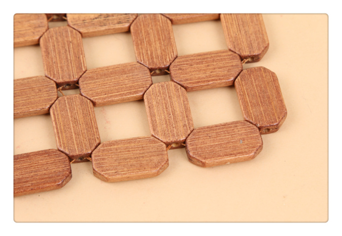 Double color pad heat insulation pad health and environmental protection bamboo cushion cup mat. Double color pad heat insulation pad health and environmental protection bamboo cushion cup mat.