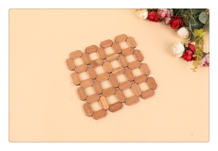 Double color pad heat insulation pad health and environmental protection bamboo cushion cup mat. Double color pad heat insulation pad health and environmental protection bamboo cushion cup mat.