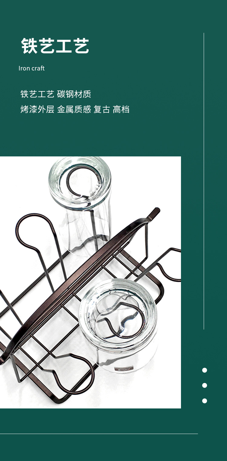 Ri Pai Household Supplies Iron Cup Holder Water Cup Storage Shelf Glass Cup Storage Rack Water Cup Draining Hanger Ri Pai Household Supplies Iron Cup Holder Water Cup Storage Shelf Glass Cup Storage Rack Water Cup Draining Hanger