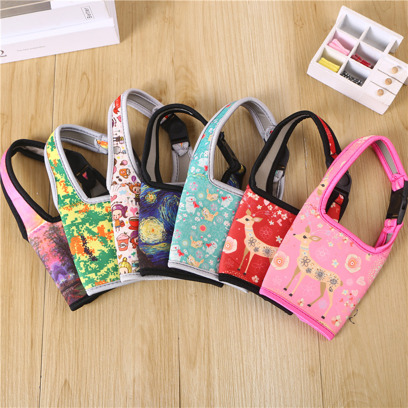 Cloth Cover Milk Tea Cup Cover Thermos Cup Cover Universal Cup Tube Heat Insulation Anti-Scald Glass Cup Bags Water Cup Portable Protective Cup Cover