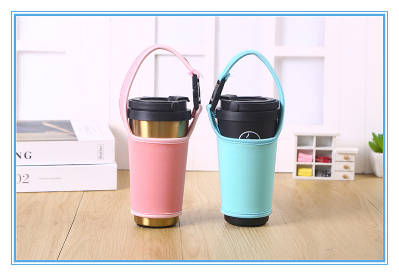 Cloth Cover Milk Tea Cup Cover Thermos Cup Cover Universal Cup Tube Heat Insulation Anti-Scald Glass Cup Bags Water Cup Portable Protective Cup Cover