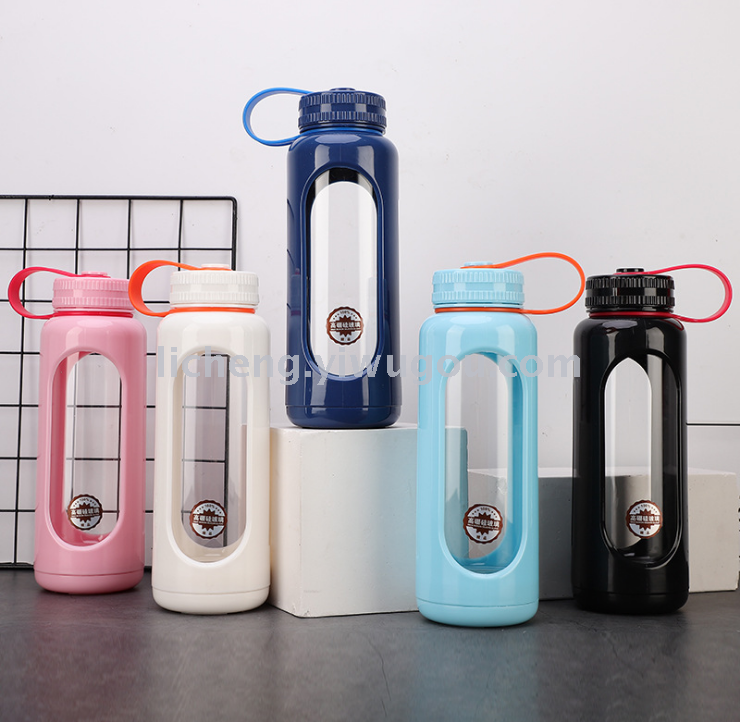 New Portable Space Glass Drop-Resistant Large Capacity L Plastic Glass Cup Kettle Tea Cup Water Bottle