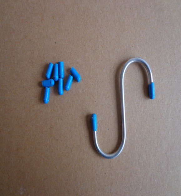 3pc3.5 inch S hook, S hook, 4mm thick iron, galvanized and chrome plated