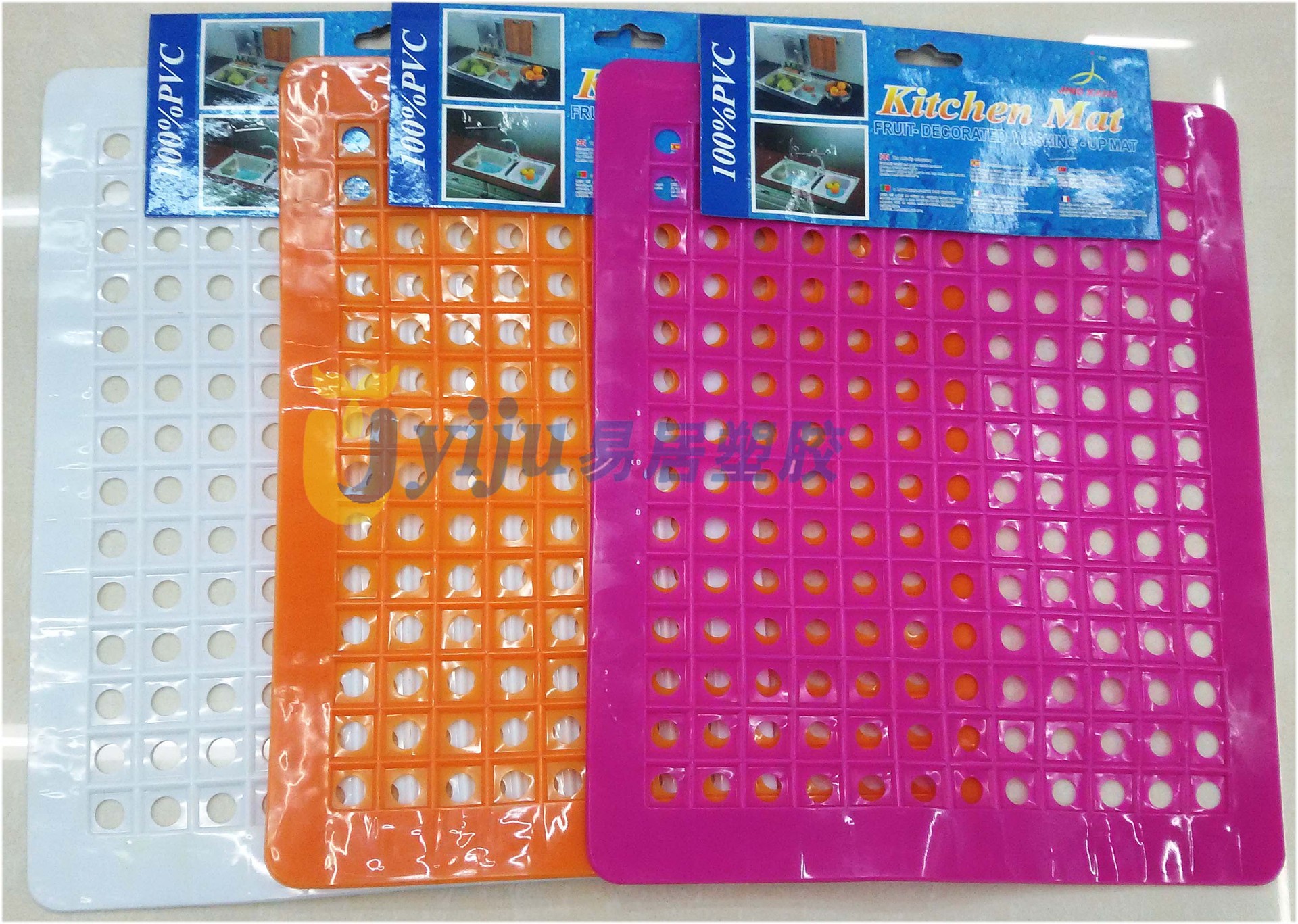 PVC square large plaid food cushion cup cushion sink mat asphalt mat anti-slippery pad heat insulation mat manufacturers