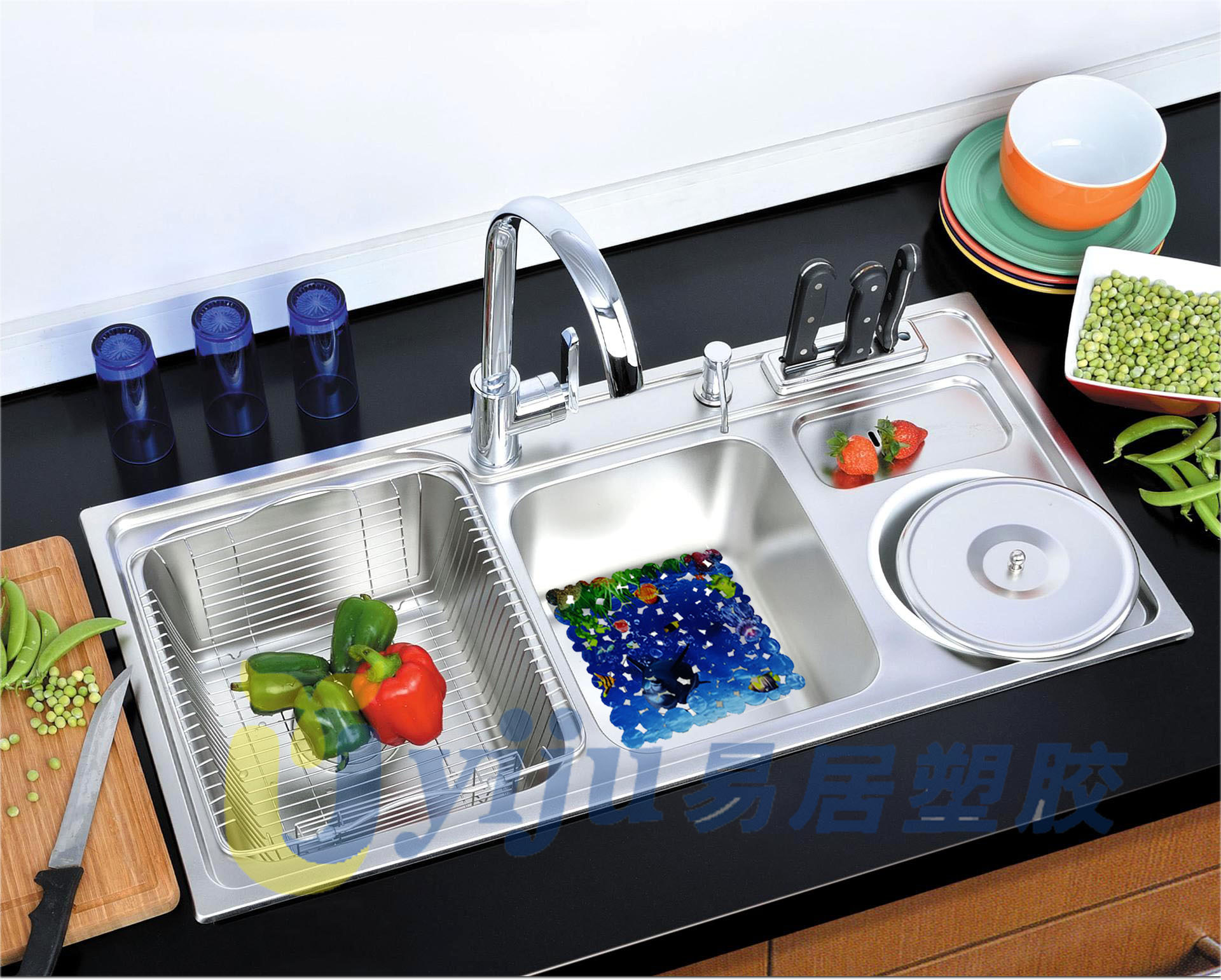 PVC square large plaid food cushion cup cushion sink mat asphalt mat anti-slippery pad heat insulation mat manufacturers