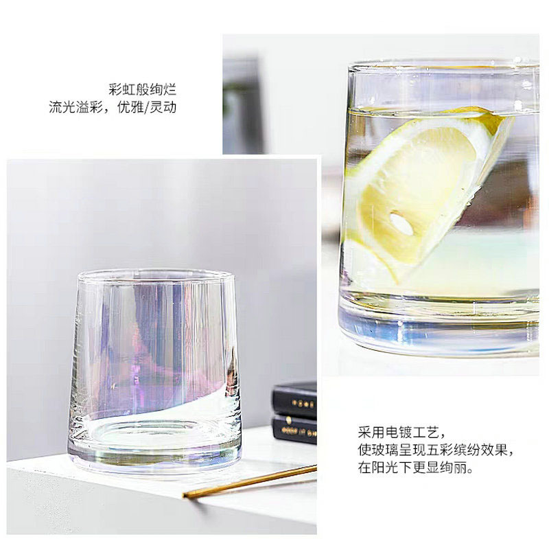 Colorful Nordic Style Colorful Glass Cup Simple Internet Celebrity Drinking Cup Restaurant Whiskey Household Cups Colorful Nordic Style Colorful Glass Cup Simple Internet Celebrity Drinking Cup Restaurant Whiskey Household Cups