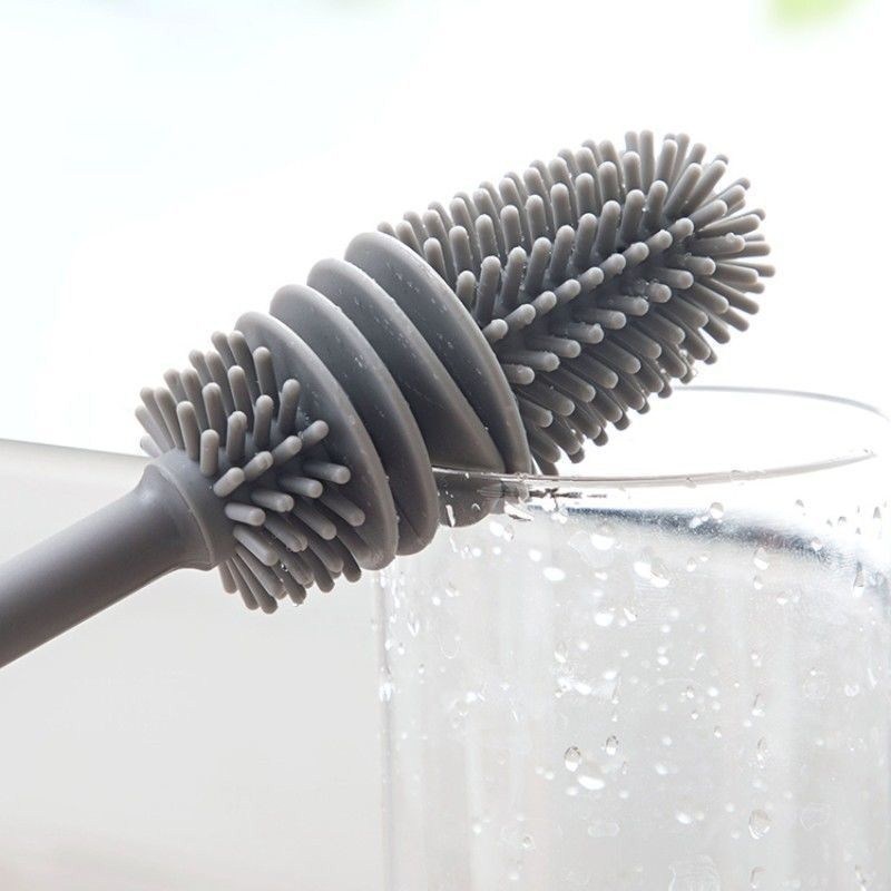 Long Handle Silicone Cup Brush Artifact Household Kitchen Cleaning Baby Bottle Brush Glass Cup Insulated Mug Brush Long Handle Silicone Cup Brush Artifact Household Kitchen Cleaning Baby Bottle Brush Glass Cup Insulated Mug Brush