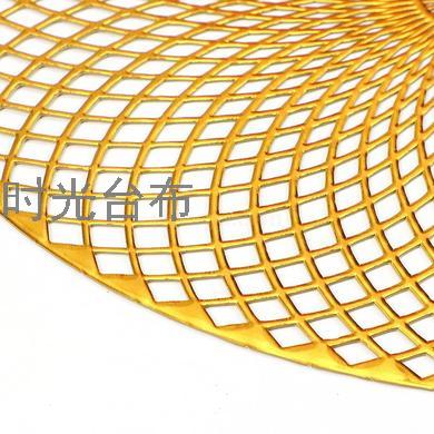 Spiral PVC Bronzing Cutout Mat Heat Insulation Non-Slip Placemat Tea Table Cloth Table Mat Decorative Pad Western-Style Placemat Spiral PVC Bronzing Cutout Mat Heat Insulation Non-Slip Placemat Tea Table Cloth Table Mat Decorative Pad Western-Style Placemat
