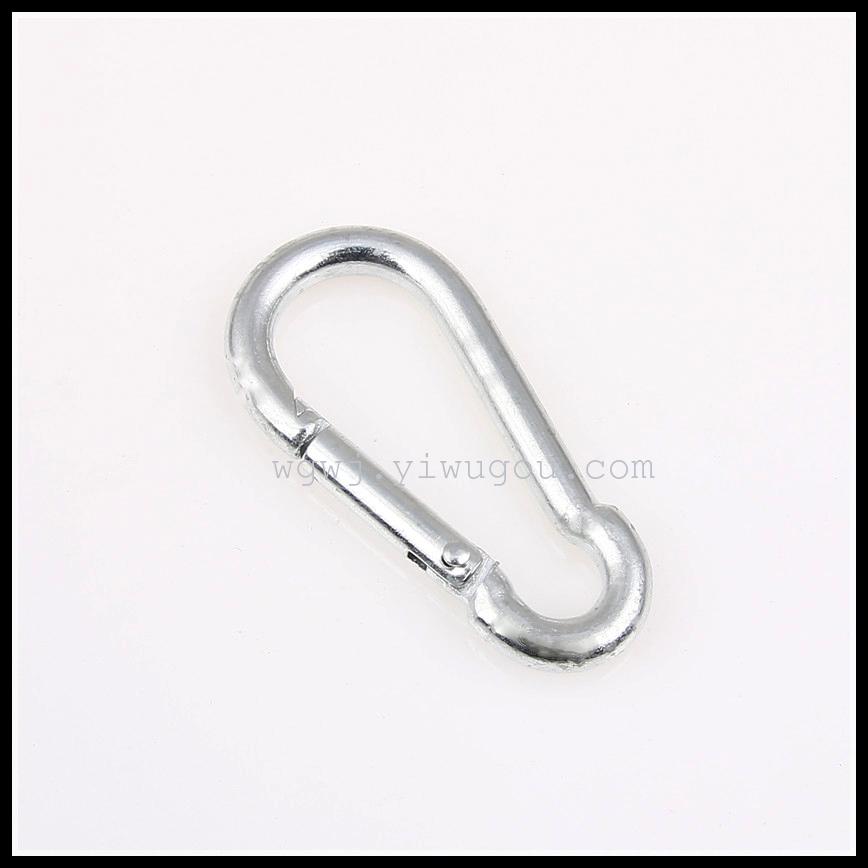 No. 5 calabash mountaineering buckle put spring hook iron 5mm*50mm