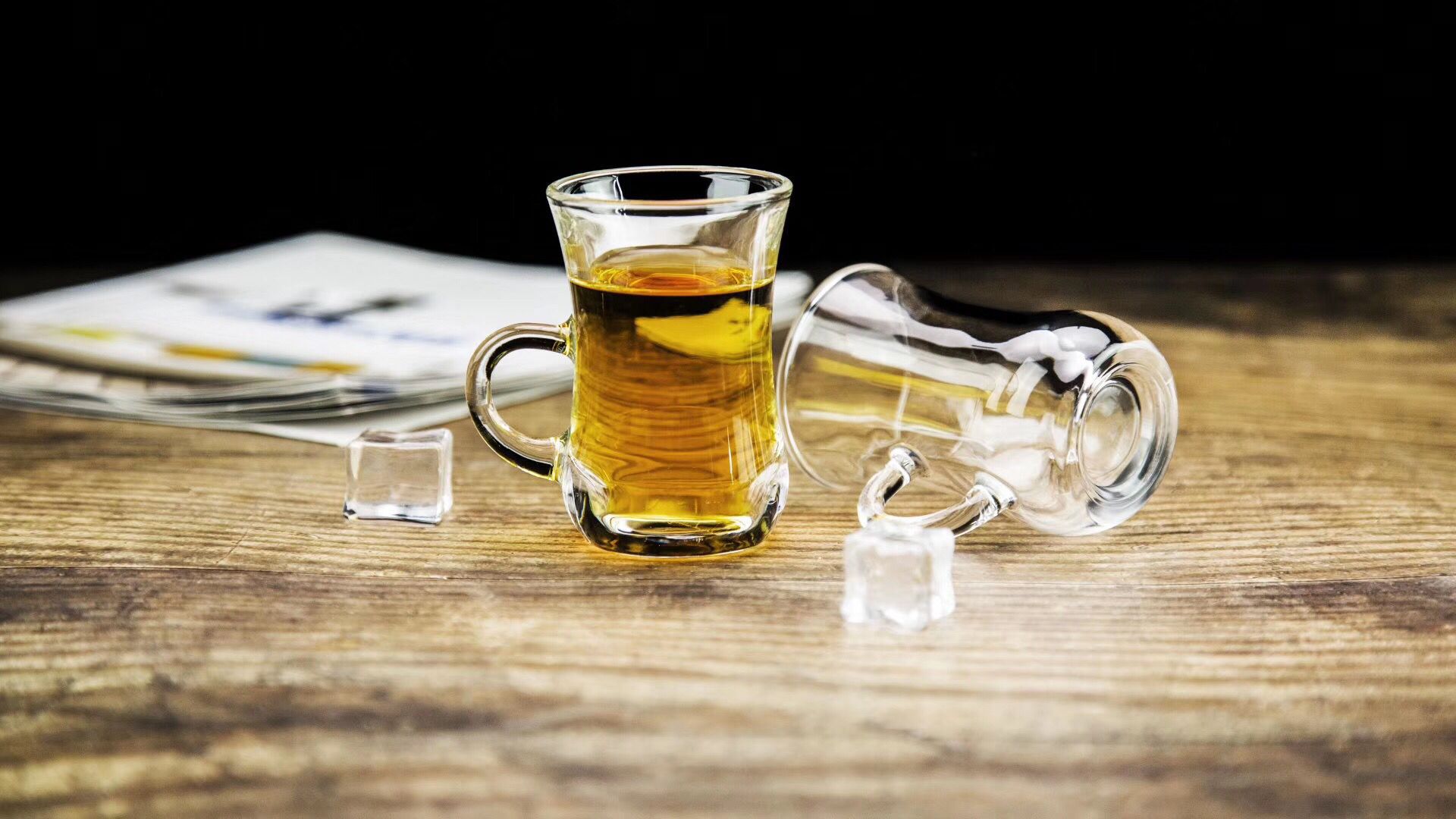 Heat-Resistant Transparent Glass Cup Set Household Living Room with Handle Glass Water Cup Milk Cup Creative Tea Cup Wine Glass Wholesale
