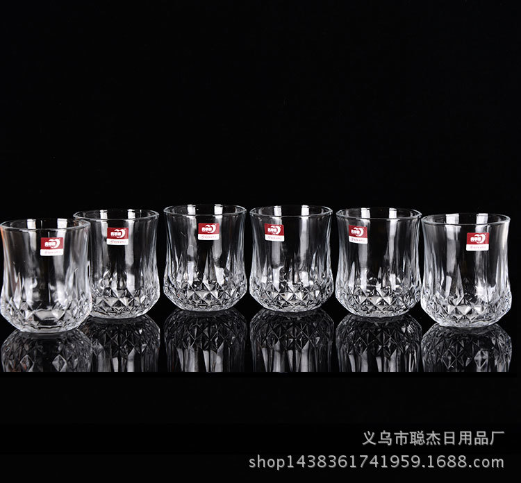 Green Apple Glass Cup Diamond Cup Whiskey Shot Glass 210mll270ml Meal Cup Wine Beer Glass