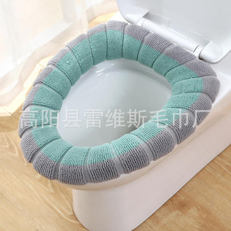 [Free Shipping] Toilet Mat Universal Thickened Toilet Seat Household Toilet Seat Double Color Closestool Cushion Manufacturers Can Wholesale