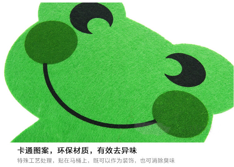 Bathroom Happy Day Closestool Cushion Animal Style Thickened Felt Warm Toilet Mat Deodorant Stickers Deodorant Adhesive Pad