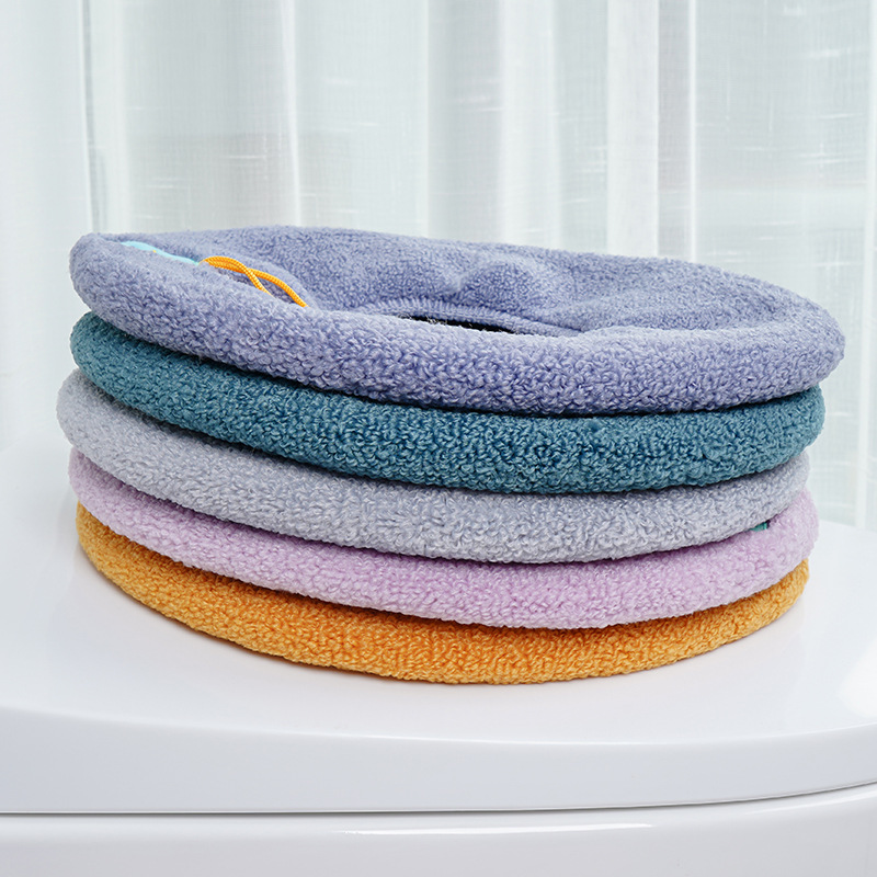 Universal Toilet Pad Cushion Thickened Four Seasons Toilet Seat Cover Knitted Toilet Seat Washable Domestic Toilet Ferrule