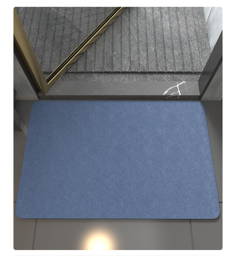 Diatomite Cushion Bathroom Mats Toilet Quick-Drying Household Hydrophilic Pad Toilet Non-Slip Mat Carpet Door Mat