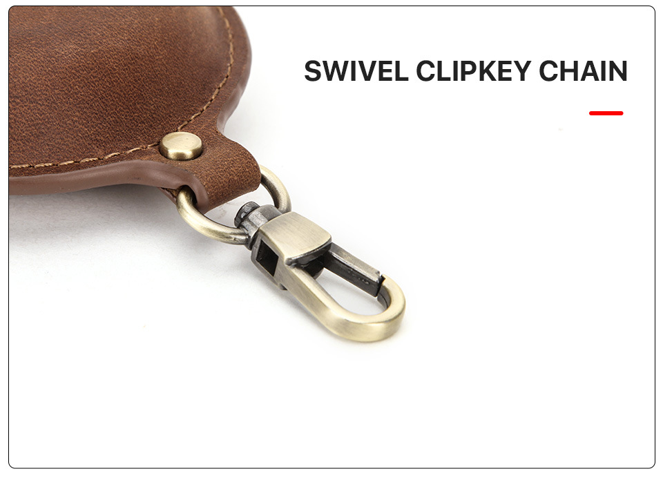 Protective Case Crazy Horse Leather Hook Convenient Huawei Three Generations Wireless Bluetooth Earphone Sleeves