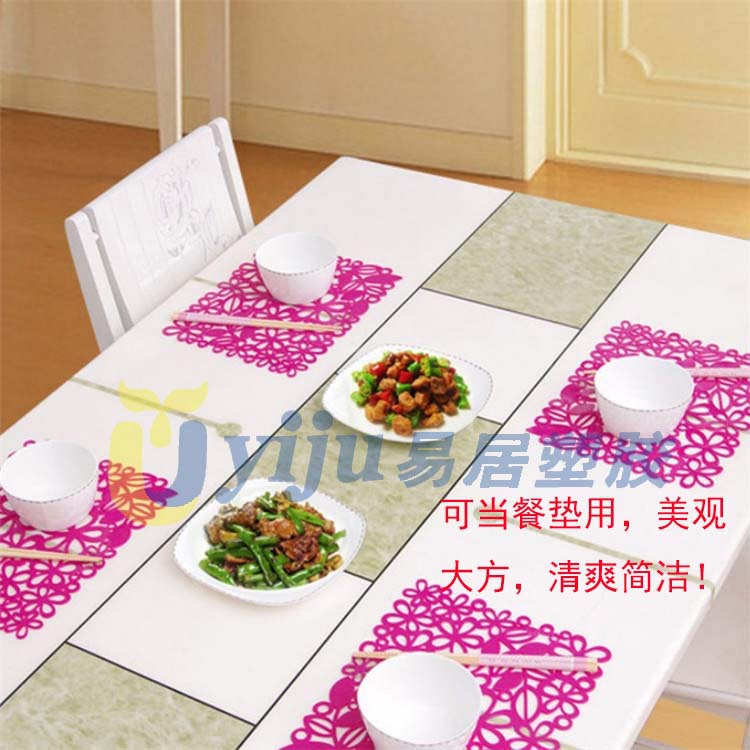 PVC plaid round mat, food mat, cup mat, sink mat, asphalt mat, anti-skid pad, heat insulation mat, bowl mat manufacturer