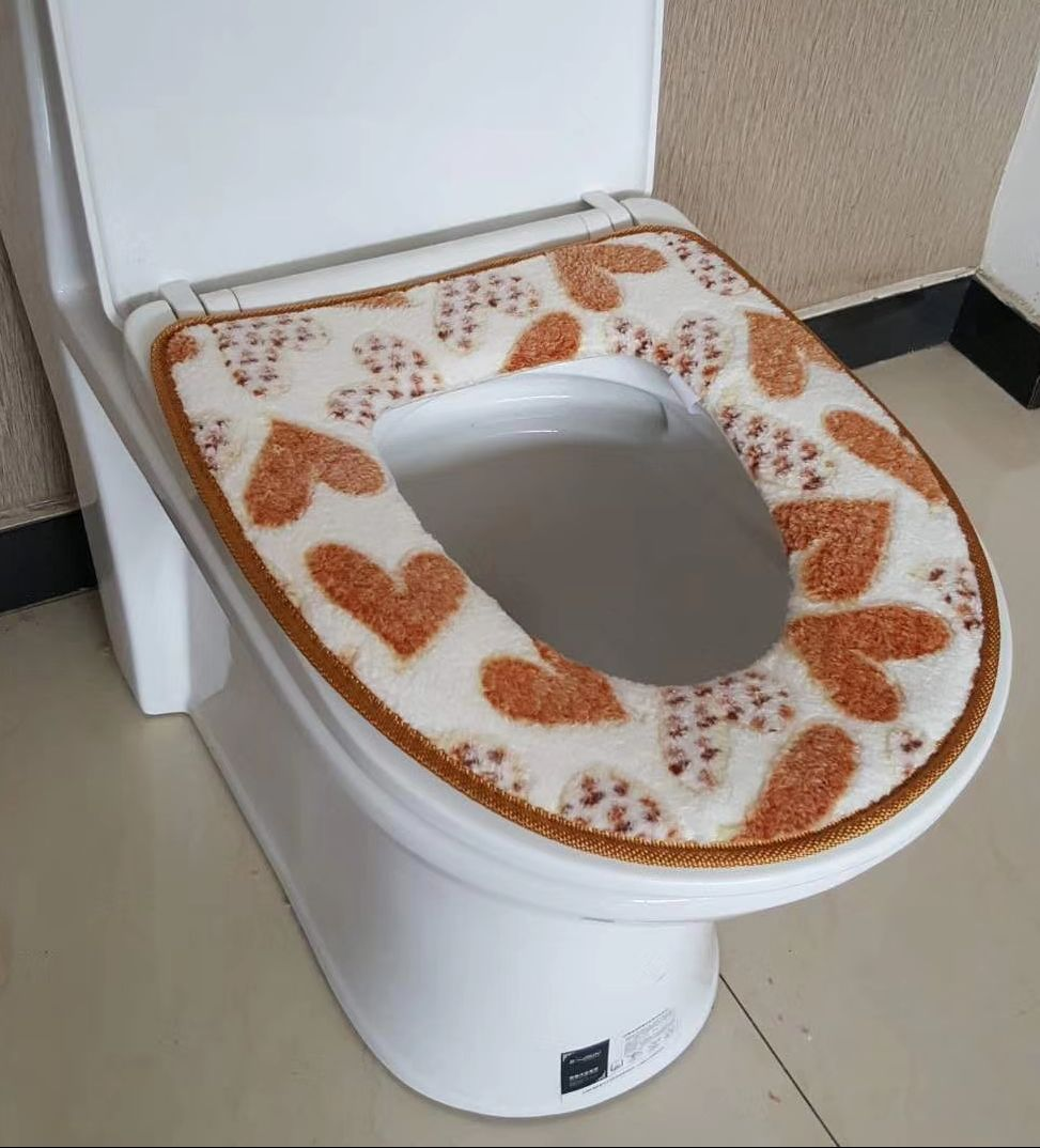 Daily Necessities Toilet Mat Toilet Seat Cover Toilet Seat Cushion Four Seasons Toilet Mat