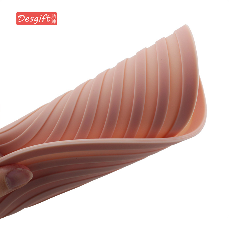 food grade silicone heat insulation pad thickened corrugated casserole pad kitchen antihot nonslip table mat household