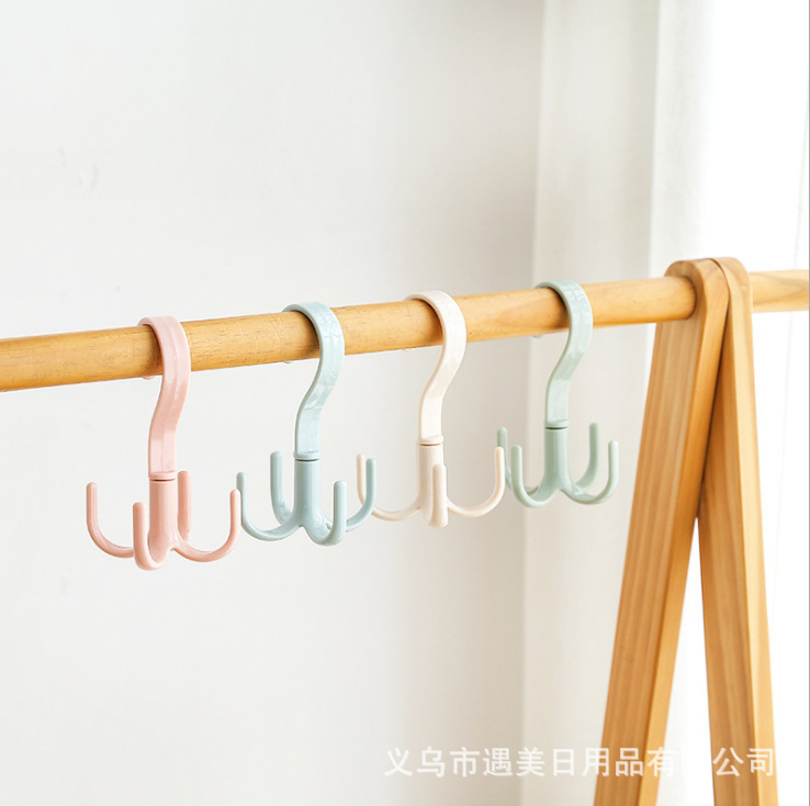 Modern Simple Double Hook Plastic Nordic Green Hook First-Hand Supply Hot Stall Supply Multi-Purpose Hook
