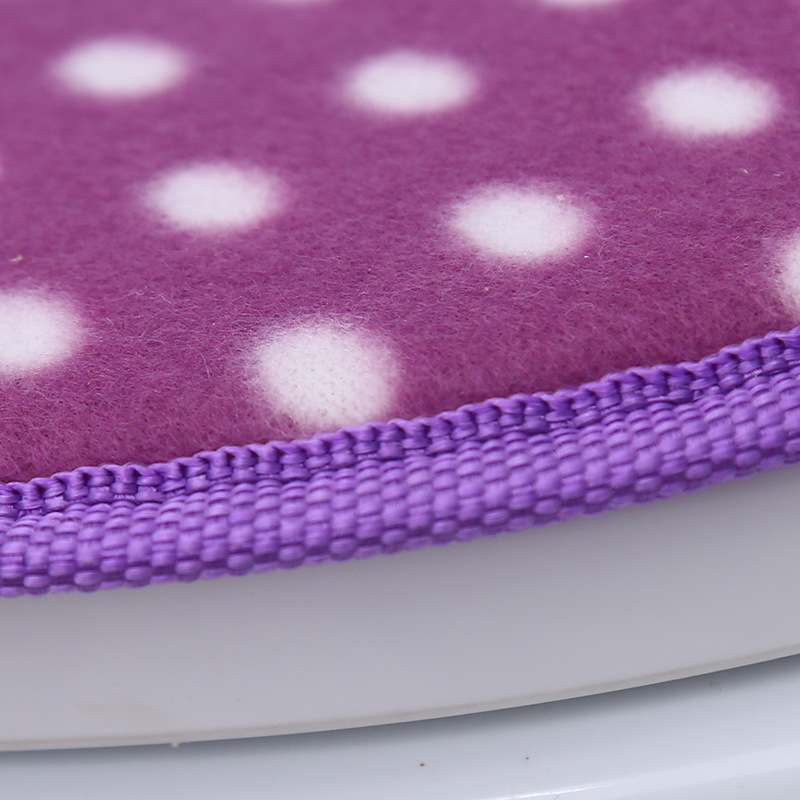 Toilet Mat Cute Dot Sticky Toilet Seat Cover Pad Toilet Mat Toilet Washer Household Toilet Seat Cartoon Cushion Toilet Mat