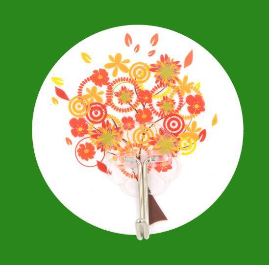 New Cute Cartoon Magic Tree Magic Seamless Hook Powerful Viscose Hook Flexible Glue Seamless Hook