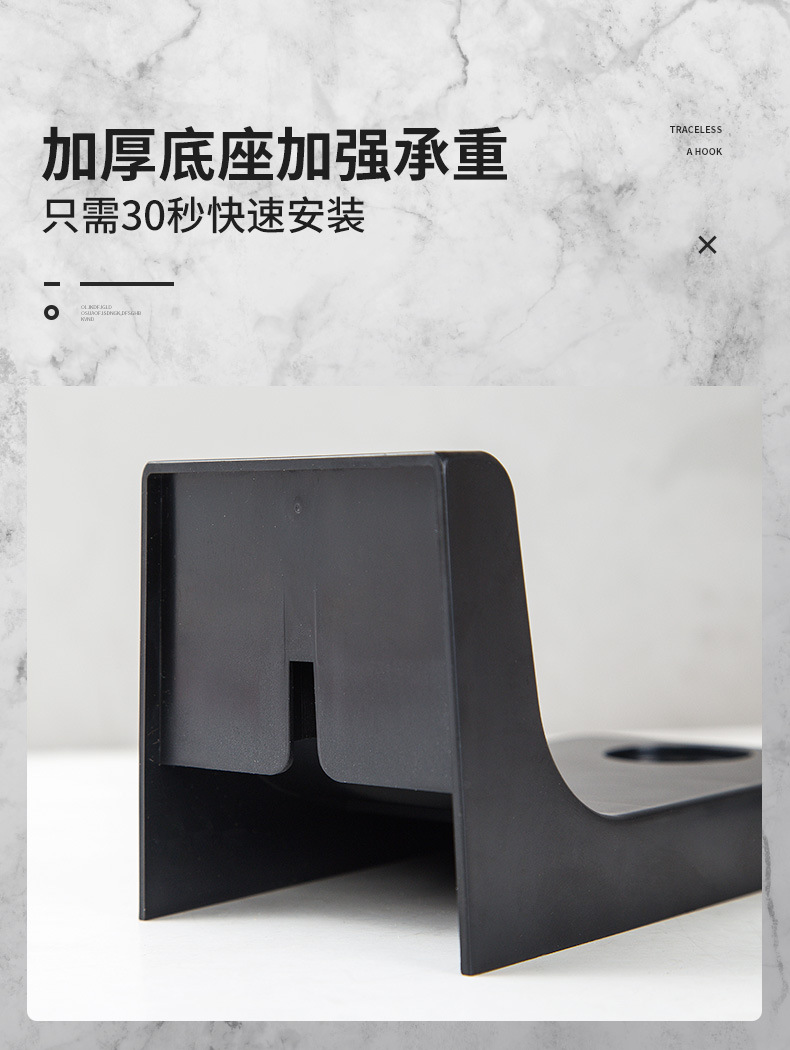 Simple Punch-Free Kitchen 360 Rotating Hook Tableware Hook Multifunctional Rotating Bathroom No Traces on the Walls Hook