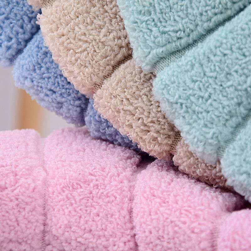 Nordic Style Thickened Fleece Toilet Seat Cushion Knitted O-Ring Toilet Seat Cover Household Toilet Cushion Four Seasons Toilet Mat