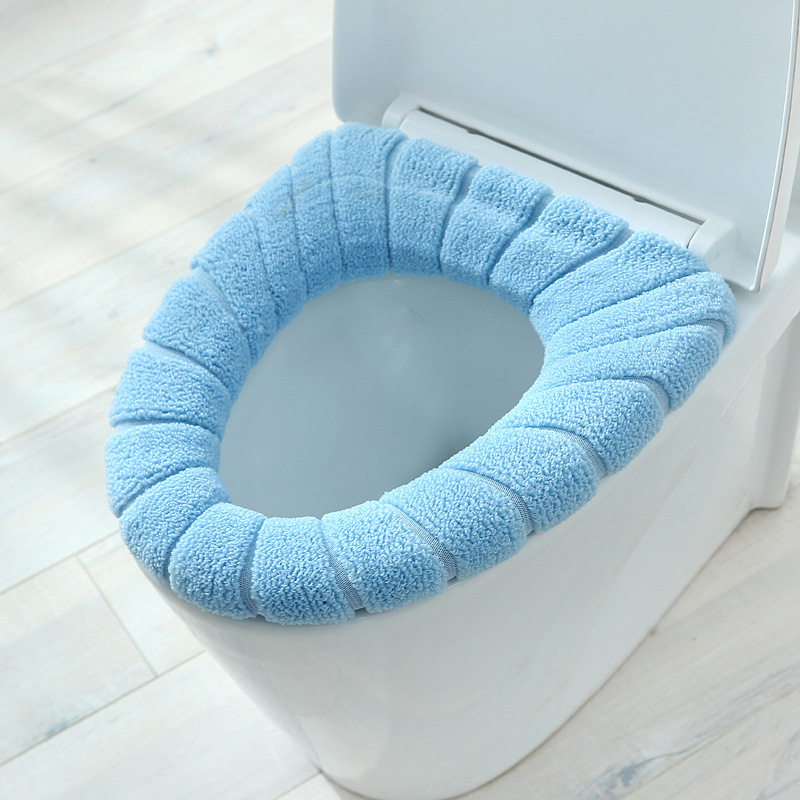 Nordic Style Thickened Fleece Toilet Seat Cushion Knitted O-Ring Toilet Seat Cover Household Toilet Cushion Four Seasons Toilet Mat Nordic Style Thickened Fleece Toilet Seat Cushion Knitted O-Ring Toilet Seat Cover Household Toilet Cushion Four Seasons Toilet Mat
