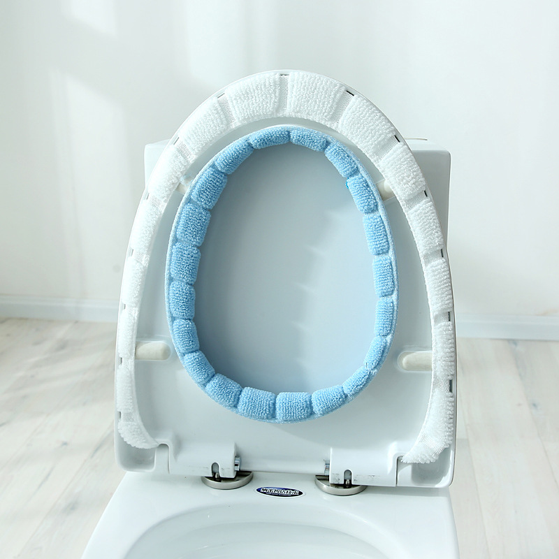 Nordic Style Thickened Fleece Toilet Seat Cushion Knitted O-Ring Toilet Seat Cover Household Toilet Cushion Four Seasons Toilet Mat Nordic Style Thickened Fleece Toilet Seat Cushion Knitted O-Ring Toilet Seat Cover Household Toilet Cushion Four Seasons Toilet Mat