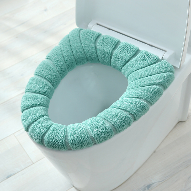 Nordic Style Thickened Fleece Toilet Seat Cushion Knitted O-Ring Toilet Seat Cover Household Toilet Cushion Four Seasons Toilet Mat Nordic Style Thickened Fleece Toilet Seat Cushion Knitted O-Ring Toilet Seat Cover Household Toilet Cushion Four Seasons Toilet Mat