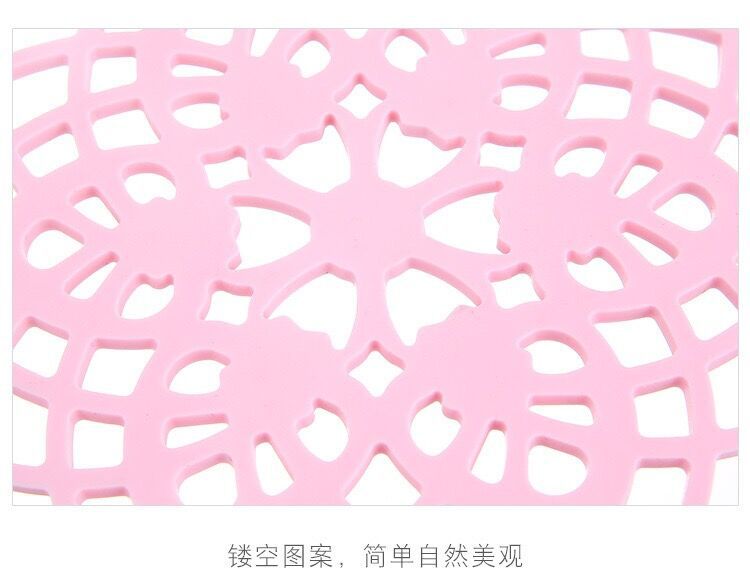 Fabricdirect Nordic style heat insulation hollow out flower Shaped anti-ironing Cup Mat Table non-slip Pad wholesale Spot