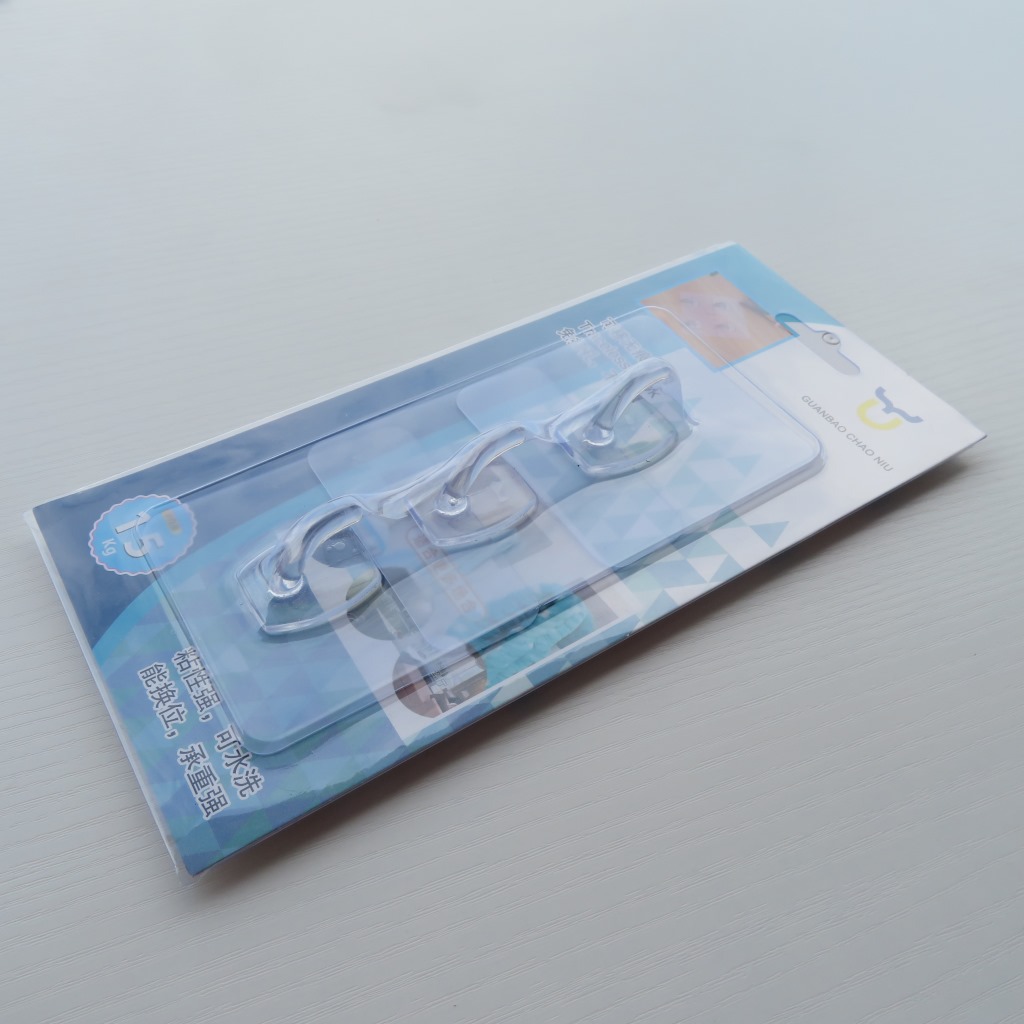 Card-Mounted Seamless Three Crystal Branch Hook Blister Card Packaging Hook Seamless Coat Hook behind Door Punch-Free