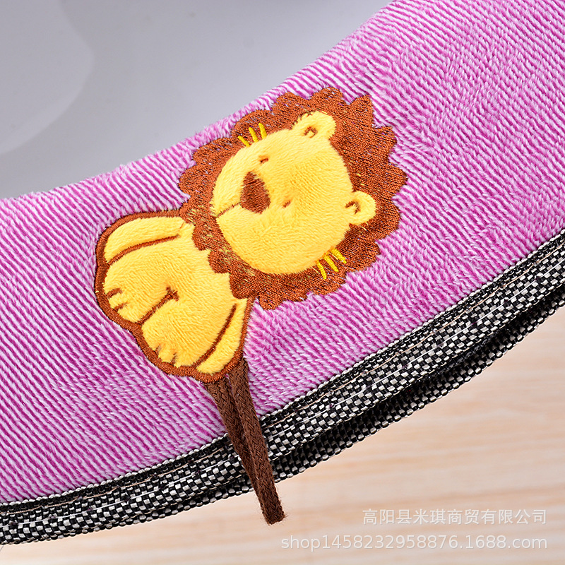 Embroidered Band Handle Four Seasons Universal Zipper Toilet Cushion Seat Cushion Toilet Seat Cover Toilet Seat Closestool Mat